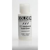 Peinture Acrylic FLUIDS Golden IX 30ml Interference Violet Vert
