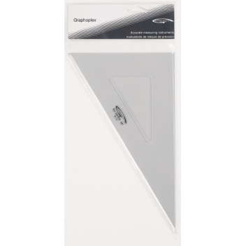 GX1610 - 3700010405051 - Graphoplex - Equerre 60° 3 bords anti-taches 26 cm