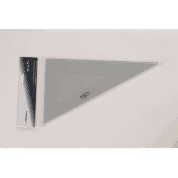 GX1620 - 3700010405068 - Graphoplex - Equerre 60° 3 bords anti-taches 32 cm
