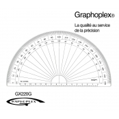 Rapporteur 1/2 cercle grades Ø 20 cm