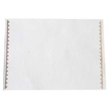 PT52063 - 3700010520631 - Papertree - Carte A5 Ivoire/Or 5 pièces