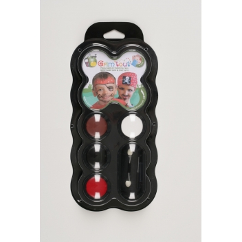 GT41221 - 3700010412219 - Grim'tout - Palette Maquillage enfant 4 couleurs Pirate - 3