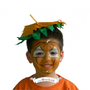 GT41222 - 3700010412226 - Grim'tout - Palette Maquillage enfant 4 couleurs Tigre et citrouille - 2