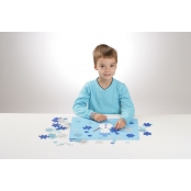 Forme en mousse pailletée Flocon 240 pièces