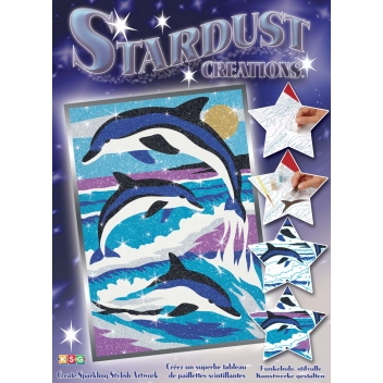 KAD0901 - 5013634009108 - Sequin Art - Tableau Stardust & Sequins Dauphin - 2