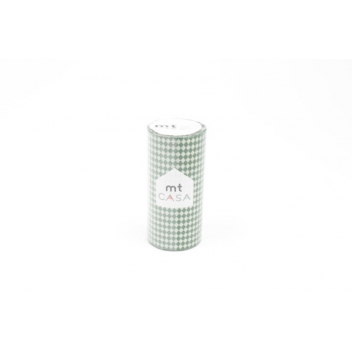 MTCA1043Z - 4971910193419 - Masking Tape (MT) - Masking Tape MT Casa 10 cm Motif damier vert