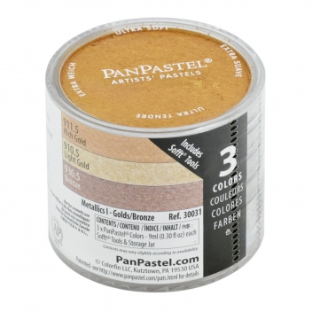PAN30031 - 0879465001842 - Panpastel - Pastel Panpastel Set 3 couleurs Les Métalliques 1