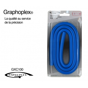 GXC100 - 3700010413216 - Graphoplex - Règle courbe flexible 100cm