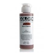 Peinture Acrylic FLUIDS Golden I 119ml Terre Sienne brûlée