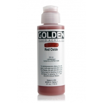 1-02360 - 0738797236042 - Golden - Peinture Acrylic FLUIDS Golden I 119ml Oxyde Rouge - 2