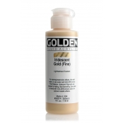 Peinture Acrylic FLUIDS Golden VI 119ml Iridescent Or fin