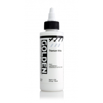 1-08549 - 0738797854949 - Golden - Encre Acrylic High Flow Golden I 119ml Blanc Titane