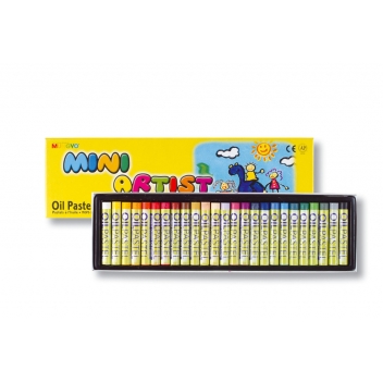 MOPS25 - 6940718814039 - Mungyo - Pastels huile pour enfant Mungyo Mini Artist 25 pièces