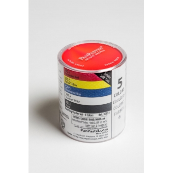 PAN30051 - 0879465001835 - Panpastel - Pastel Panpastel Set 5 couleurs + outils Basique - 2