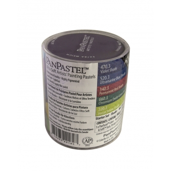 PAN30053 - 0879465001897 - Panpastel - Pastel Panpastel Set 5 couleurs + outils Teintes ombrées