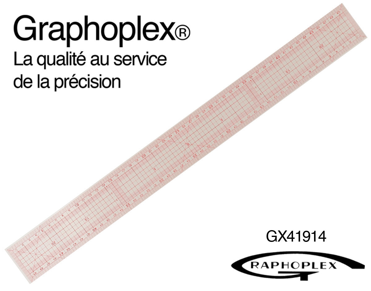 Règle de couture japonaise 50cm - Graphoplex référence GX41914