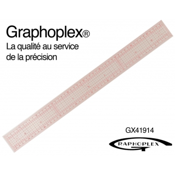 GX41914 - 3700010419140 - Graphoplex - Règle de couture japonaise 50cm