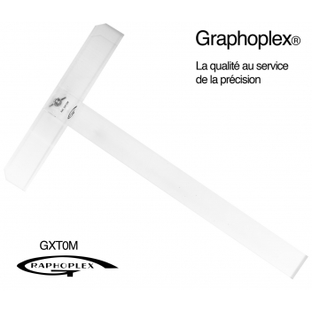 GX-T0M - 3700010405211 - Graphoplex - Té tête mobile 2 bords anti-taches 50 cm