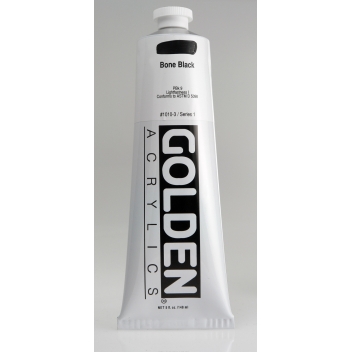 TT-01010 - 0738797101036 - Golden - Peinture Acrylic HB Golden I 150ml Bone Black