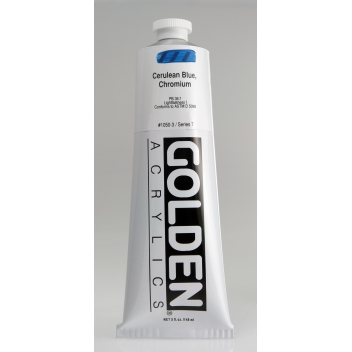TT-01050 - 0738797105034 - Golden - Peinture Acrylic HB Golden VII 150ml Bleu Ceruléen Chrome