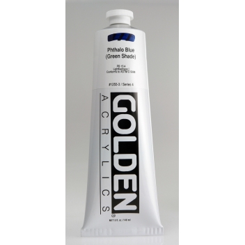 TT-01255 - 0738797125537 - Golden - Peinture Acrylic HB Golden IV 150ml Bleu Phthalo (Nuance Vert)