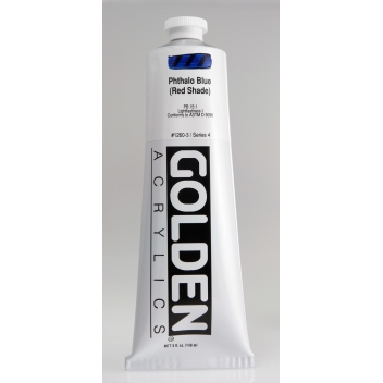TT-01260 - 0738797126039 - Golden - Peinture Acrylic HB Golden IV 150ml Bleu Phthalo (Nuance Rouge)