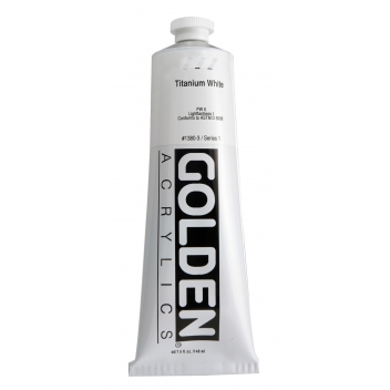 TT-01380 - 0738797138032 - Golden - Peinture Acrylic HB Golden I 150ml Blanc Titane
