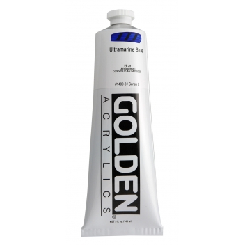 TT-01400 - 0738797140035 - Golden - Peinture Acrylic HB Golden II 150ml Bleu Outremer
