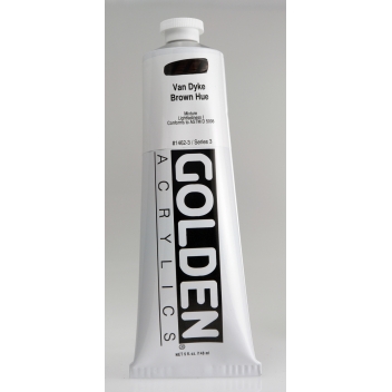 TT-01462 - 0738797146235 - Golden - Peinture Acrylic HB Golden III 150ml Brun Van Dyke
