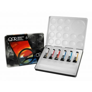 Q00001 - 0738797009585 - QoR de Golden - Aquarelle QoR Set découverte 6 couleurs de base - 2
