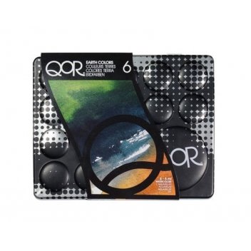 Q00002 - 0738797009523 - QoR de Golden - Aquarelle QoR Set découverte 6 couleurs terres