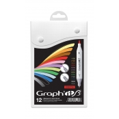 Set de 12 Marqueurs Graph\'it Brush Essential
