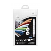 Set de 12 Marqueurs Graph'it Brush Urban