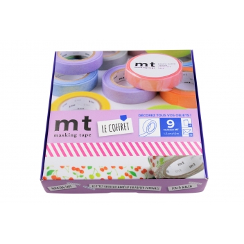 MT40002 - 3700010400025 - Masking Tape (MT) - Masking Tape MT 1,5 cm Assortiment 9 pièces