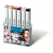 Set 12 marqueurs Manga Copic Sketch Portrait