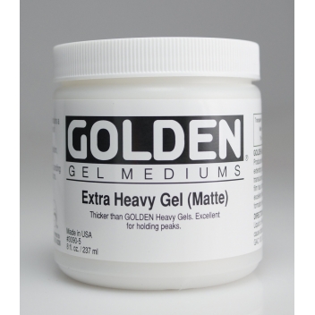 2-03090 - 0738797914162 - Golden - Gel de structure forte densité Mat (Extra Heavy) 236 ml
