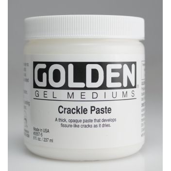 2-03557 - 0738797915343 - Golden - Pâte de structure opaque à craqueler (Crackle Paste) 236 ml