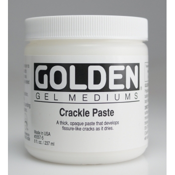 2-03557 - 0738797915343 - Golden - Pâte de structure opaque à craqueler (Crackle Paste) 236 ml