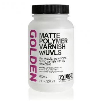 2-07720 - 0738797921290 - Golden - Vernis Polymère (base eau) Mat 236 ml