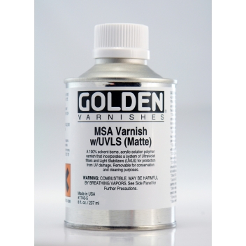 2-07740 - 0738797004580 - Golden - Vernis MSA (base essence minérale) Mat 236 ml