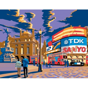PL01519 - 5013634015192 - KSG - Tableau peinture au numéro Londres Piccadilly