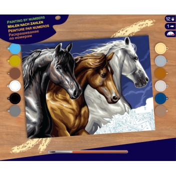 PL41291 - 5013634010401 - KSG - Tableau peinture au numéro Cavalcade - 2