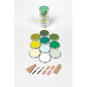 Pastel Panpastel Set 10 couleurs + outils Vert