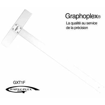 GX-T1F - 3700010405198 - Graphoplex - Té tête fixe vissée 2 bords anti-taches 65 cm