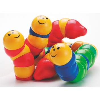 MM28614 - 8009971286149 - Ludus - Jeu de construction pour enfant Bruco La Chenille Set de 36 pièces