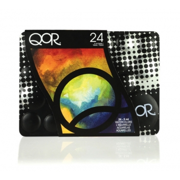 Q00020 - 0738797009592 - QoR de Golden - Aquarelle QoR Set découverte 24 couleurs