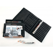 Set 12 marqueurs Manga Copic Marker Architecture + trousse gratuite