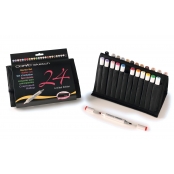 Set 24 marqueurs Manga Copic Sketch Les essentiels + trousse