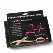 Set 24 marqueurs Manga Copic Sketch Les essentiels + trousse