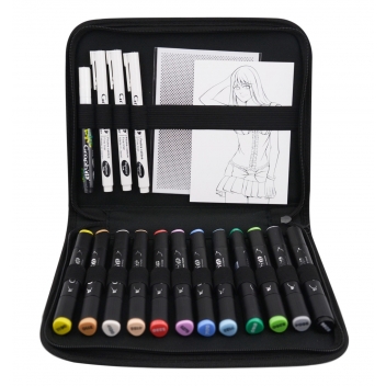 GI00170 - 3700010001703 - Graph it - Trousse Graph'it Les Essentiels Personnage Manga